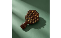 Wooden Scalp Massage Comb Smooth Hardwood Comb with Massage Tines Compact for Travel