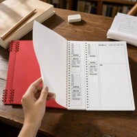B5 Detachable Error Correction Notebook for Students, Thickened Paper, Ebbinghaus Method, Math English Study Organizer