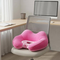 Buttocks Support Pillow Breathable Two Lobed Section Coccyx Cushion Ergonomic Design Chair Pad for Drivers