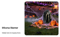 Foam Tombstone Aged Look Halloween Gravestone Prop Easy to Setup for Party Hosts