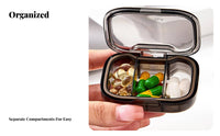 Pocket Box Portable Round trip Case Multi-Compartment for everyday Use