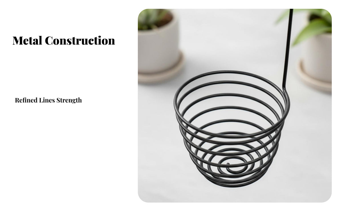 twirl Shaped helical Air Plant Holder Geometric Design Wireframe Plant Holder Minimalist artistic elevated Planter 360-Degree View for Gardening aficionados, Home Decorators, Office Workers, Indoors, Living Room, By a windowpanepane, Wedding Decoration