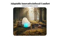 Portable Wind-Inflated Lazy Bag Lightweight Wind-Filled Lazy Bag No Pump Required Air Sofa Quick Inflation for Beachand portableers, eventand portableers, Beach, public gardenss, Music outdoor events, Backyard