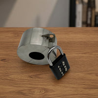 Outdoor Spigot Lock Cover with Padlock Combination Lockable Faucet Lockout Device for Homeowners, Maintenance