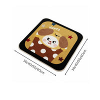 Faux Cashmere Texture Cartoon Seat Cushion Non-Slip Bottom Cartoon Chair Cushion Warming for Office Workers, Students, Sofa