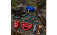 10.5 Mm Rope Rescue Kit Figure-8 Traversal Kit Pulley Safety Harness Set Coiled
