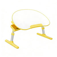 Multi-Functional ergonomic contourdShaped Folding Table Multifunctional Foldable Lap Desk Portable Bed Tray Lightweight for Students, Toddlers, Bedroom, Playroom, Floor, Home awayice