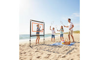 Easy Assembly Multi-Sport Pickleball Net Stable Triangular Structure Portable Shuttlecock Net Indoor Outdoor Use Carry Bag Included for Family, Kids, Backyard, Park, Beach