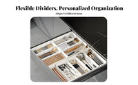 8 Pieces Expandable Compartment Organizer adaptable for Desk, Office Workers