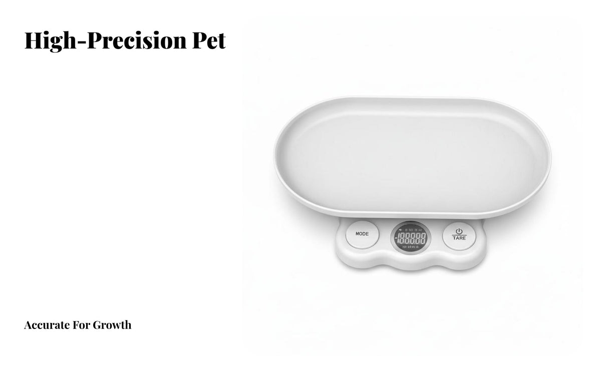 High Precision Digital Pet Scale Portable Design Small Pet Scale USB Rechargeable Multifunctional for Breeders, Veterinarians, Vet Medical Center, Kitchen
