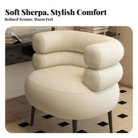 Shell rear Vanity Chair Light Luxury aesthetic Upholstered Stool Supportive rearrest dense Foam padding for Home Decorators