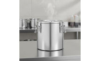Stainless Steel Insulated Barrel High Temperature Resistant Professional Insulated Food Pot Locking Lid Soup Container