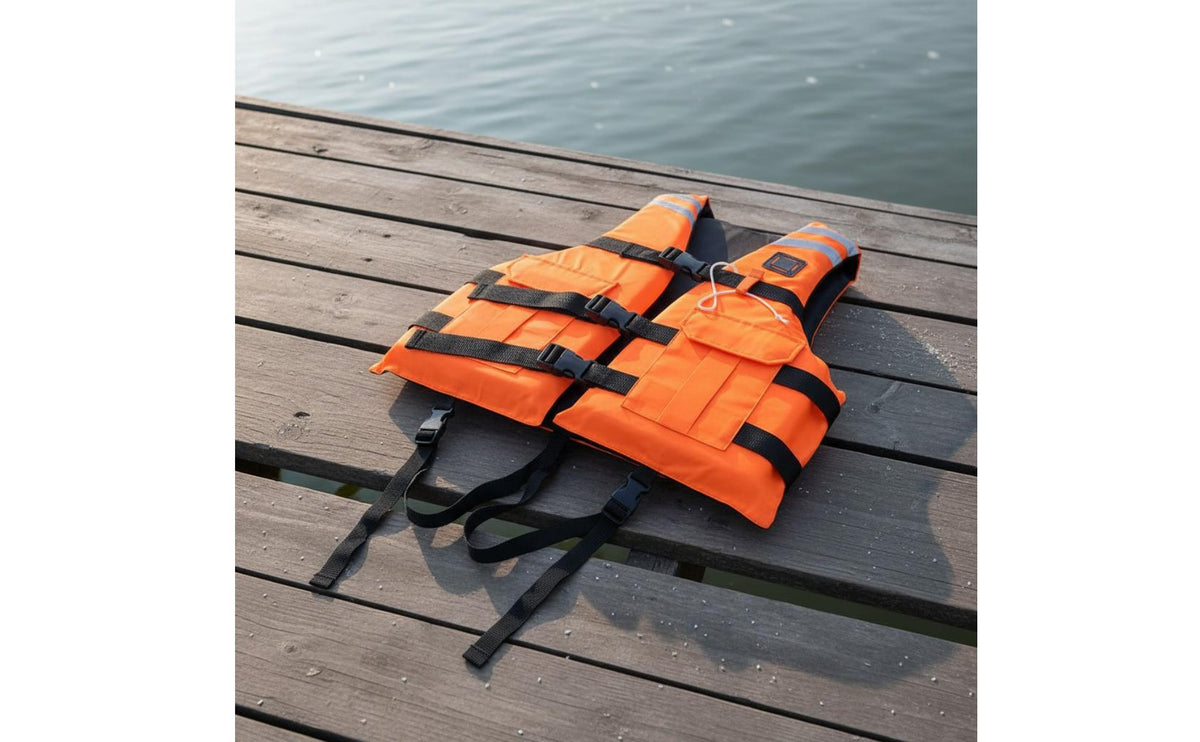 High Buoyancy Adult Life Vest Adjustable Straps Kids Life Vest Sturdy Material Personal Flotation Device Secure Buckle Closure for Adults, Children, Dragon Boat Racing, Rafting, Paddle Boarding, Swimming