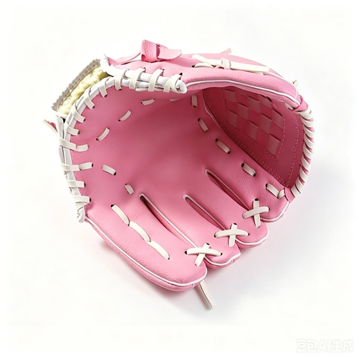 Baseball Glove Litchi-Grain Baseball Glove Softball Glove Open-Back Thickened for Beginners, Backyard Catch