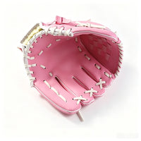 Baseball Glove Litchi-Grain Baseball Glove Softball Glove Open-Back Thickened for Beginners, Backyard Catch
