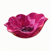 Handmade Flower Bowl Stake Outdoor Metal Flower Stake Weather-Resistant Garden Decor Everlasting Bloom