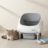 Electric Automatic Litter Box Smart Cat Litter Box with Drawer Large Capacity Pet Supply Leak-Proof for Indoor