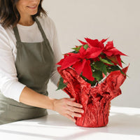 10 Pieces Matte Foil Pot Wrap Easy to Cut Home Decor for Florists