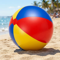 Inflatable Beach Ball Glossy Beach Ball Beachball Stays Inflated Pool Toy Non for Kids, Outdoor Games