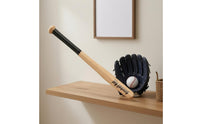4 Pieces Wrapped Handle Children's Baseball Set Stitched Starter Baseball Kit Laced Hitter Glove Set Soft