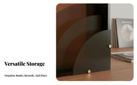 Record Storage Rack Compact Design Strong Load Capacity for Desk