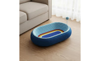 Restful Slumber Feline Toy Bed Combo Integrated Design Feline Bed Scratch Pad Long-Lasting Pet Furniture Dual-Purpose-Purpose for Cats, Indoor