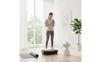 Vibration Plate Exercise Machine Low-Impact Vibration Plate Whole Body Workout Machine Compact Whole Body Shaker Whisper-Quiet