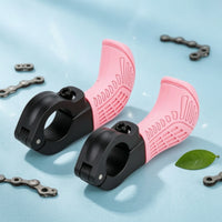 Ergonomic Auxiliary Handlebar Grips Lightweight Thumb Grips Textured Bar Ends Wear-Resistant for Long-Distance Cycling
