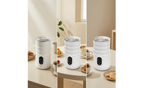 Electric Milk Frother Adjustable Temperature Milk Frother with Digital Display Foam Maker with Warmer Multi-Functional