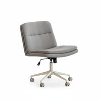 Ergonomic rearrest Armless Cross-Legged Chair 360-Degree rotating Armless Wide-Seat Rolling Chair Height Adjustable Office Furniture Modern Design for Students, telecommuter Workers, People Who Practice mindful movement, Bedroom, Study Room