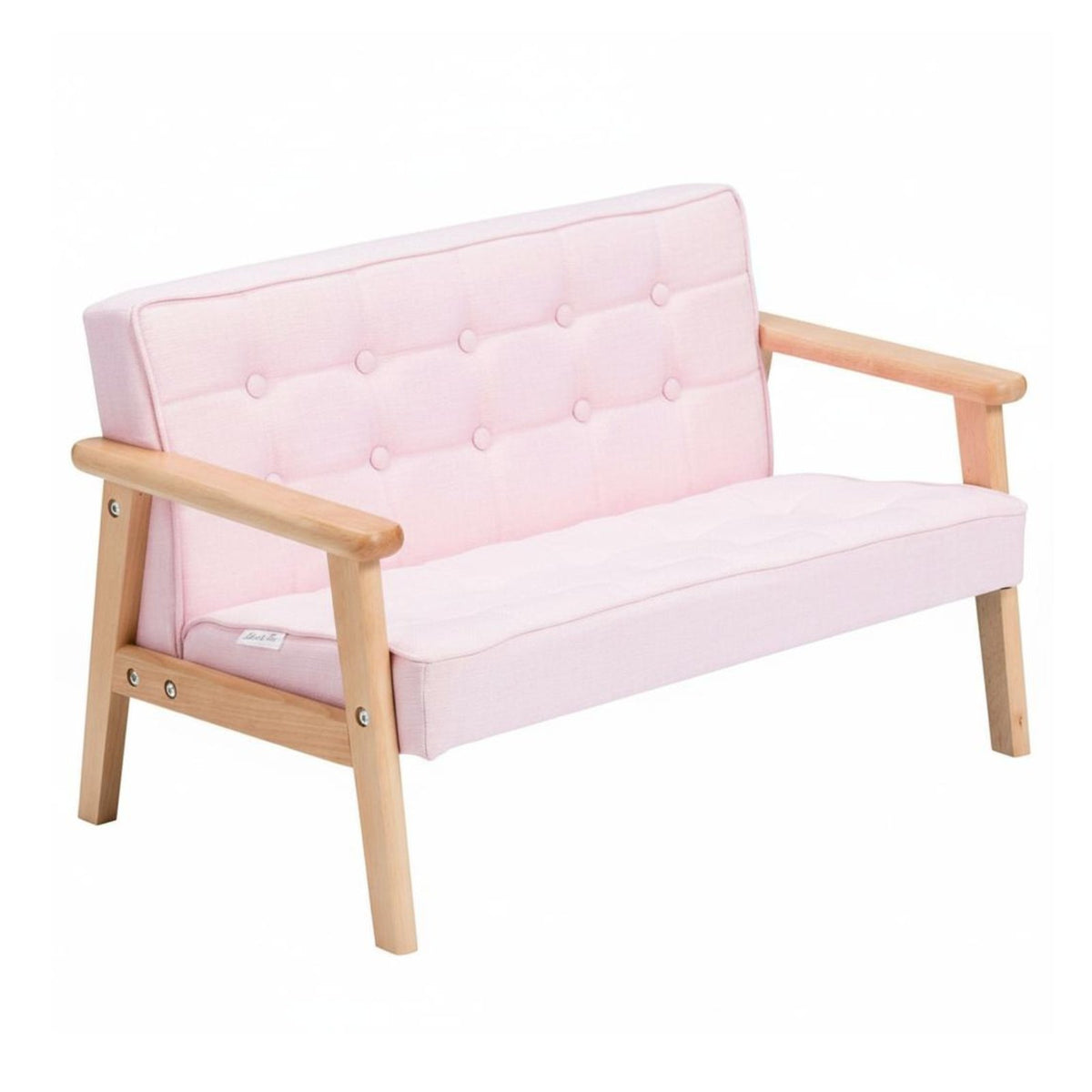 Solid Wood Frame Padded Toddler Chair Youngster-Sized Miniature Tufted Armchair Soft and Comfortable youngsters' Sofa Ergonomic Design for Preschoolers, Babies 12 months+, Kindergarten, Reading Corner, Photography Studio, Playroom