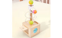 Wooden Ball Tracker Montessori Ball Drop Toy Developmental for Playroom, Nursery