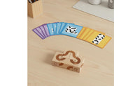 Parent-Child Interaction Double-Sided Card Puzzle Progressive Challenge Wooden Thinking Blocks Interactive Learning Reasoning Puzzle Blocks Creative Play for Children, Family Time
