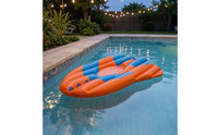 Inflatable Airplane floats Heavy-Duty Water Activity Board Easy to Carry Inflatable Board with Handles for Young Children, Beach, Lake