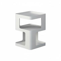 Nordic design Sculptural Side Table Geometric Shape Nightstand Modern Minimalist Household Furniture distinctive Design for Art Lovers, Apartment Dwellers, Homeowners, Living Room, Corner Space, Entryway, Reception Area