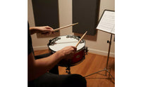 Crisp Sound Drum Rim Tambourine Easy Mount Snare Drum Jingle Loop Lightweight for Percussionists, Live Performance, Studio Recording, Stage