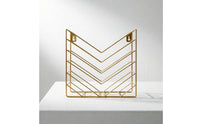 Metal Wire Magazine Holder Profile Wall-Mounted Magazine Rack Home Storage