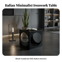 Minimalist Design C-Shaped Table Sleek Look Indoor Furniture Space-Saving Multi-Functional for Apartment Dwellers, property owners, distant Workers, Living Room, Bedroom, Small areas, Home Office