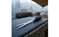 Barbecue Utensil Black Handle Stainless Steel Barbecue Tool Outdoor Cooking Gear