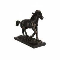 Finely Detailed Astrological Horse Sculpture Fine Workmanship Astrological Horse Figurine Elegant Design for Business Owners, Desk, Office