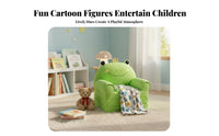 Plush & Soft Creature Flip-Open Sofa Comfortable Foam transformable Flip-Open Lounger Lightmanufacturersight Toddler Couch Machine cleanable Cover for Toddlers, Preschoolers, Parents, Kindergarten, perusing, Playroom, Living Room