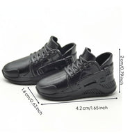 Variety of Styles Ken Doll Sneakers Dress Up Accessory Male Doll Shoes Realistic Appearance Miniature Combat Boots Sturdy Construction for Hobbyists, Miniature Scene Display