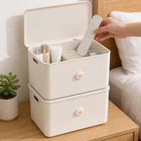 Cartoon Storage Box with Lid for Snacks, Toys, and Sundries