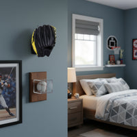 Space Saving Baseball Glove Wall Mount Sturdy Softball Glove Wall Mount Heavy-Duty Floating for Collectors, Bedroom