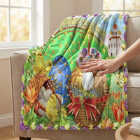 Easter Throw Blanket Soft Warm Fleece Blanket Couch Throw for Sofa Couch Bed, Gifts for Parents, Kids, Friends