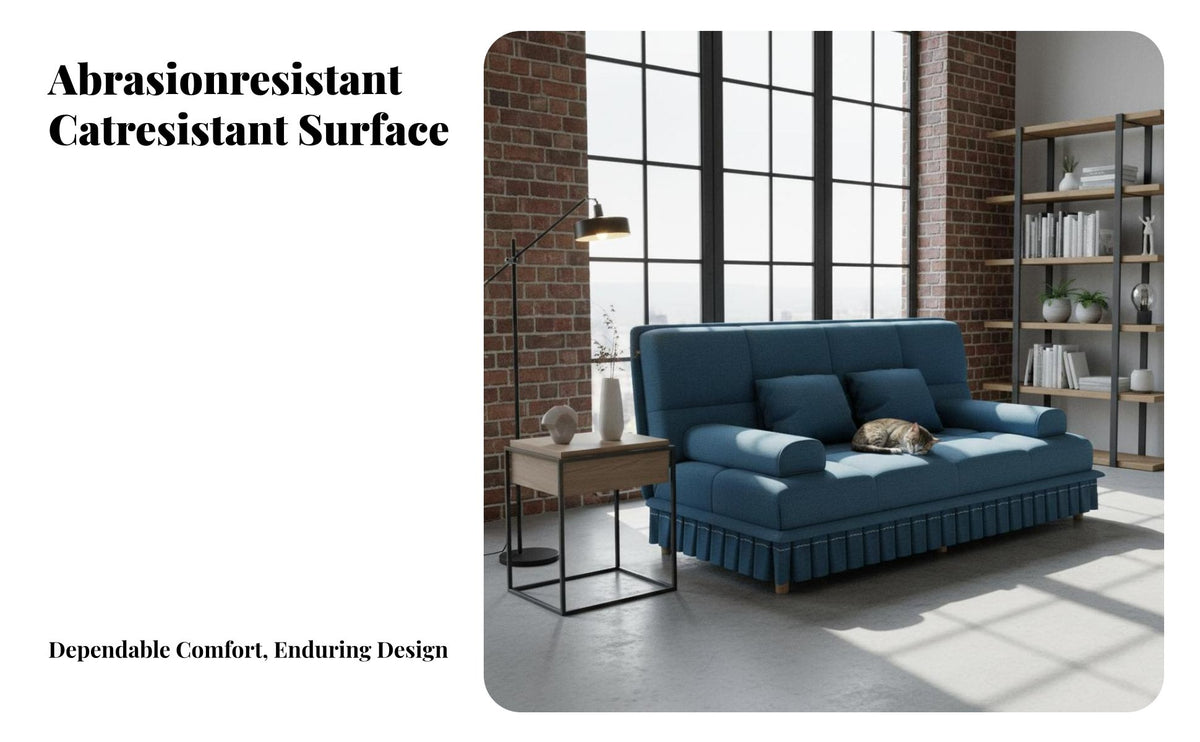 Fold-foldable Sofa Bed two-in-oneUse transformable Couch Foldable Design Indoor Furniture for Apartment Dwellers, Guests, Living Room, Small Spaces, Home Office