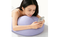 Breathable Material Curved Memory Foam Pillow Soft and Supportive Ergonomic Chest Pillow Multi-Purpose for Side Sleepers, Bedroom, Office