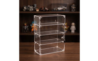 Acrylic Display Cabinet with Lock Sturdy Display Case with Lock for Hobbyists, Retail Counters, Desktop Storage