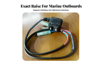 Direct Replacement Outboard Engine Trim Tilt Switch Easy Installation Boat Engine Tilt Switch Resistant Vehicle Part Long-Lasting for DIY Boaters, Marine Mechanics
