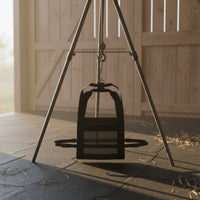 Livestock Weighing Bag Adjustable Straps Animal Handling Harness Mesh Panel